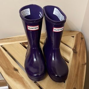 Hunter Boots, Size 8 US toddler’s, Purple
